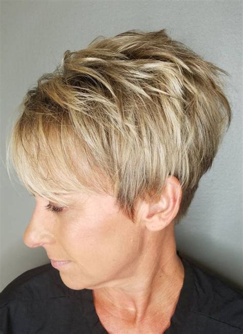 13 Best Pixie Hairstyles For Women Over 50 In 2020 Short Pixie