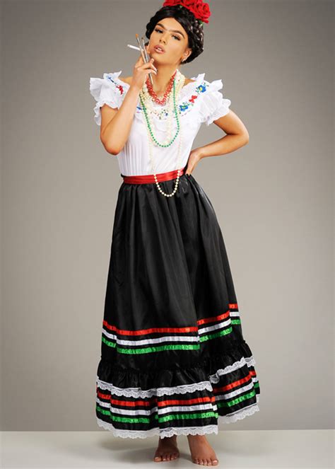 Women S Plus Red Frida Kahlo Costume Ubicaciondepersonas Cdmx Gob Mx