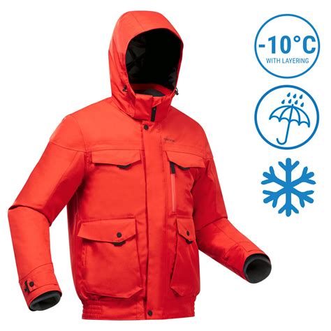 Buy Mens Waterproof Winter Hiking Jacket X Warm 10°c Online Decathlon