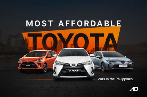 Most Affordable Toyota Cars In The Philippines Autodeal