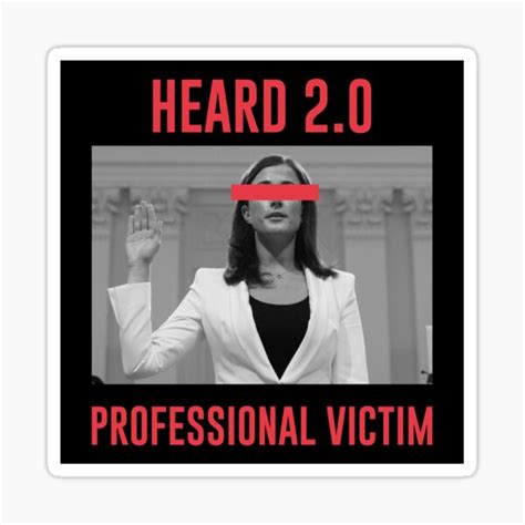 cassidy hutchinson heard 2 0 professional victim january 6 hearings sticker for sale by