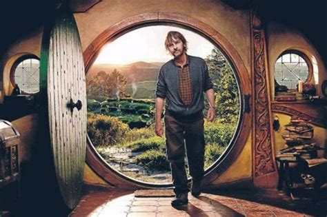 It is located in the basement in the overseer's mansion. Peter Jackson's Basement Contains A Replica Of Bilbo's Hobbit House