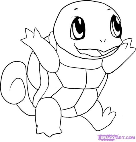 How to make diy stickers without sticker paper | pokemon. How to Draw Squirtle, Step by Step, Pokemon Characters ...