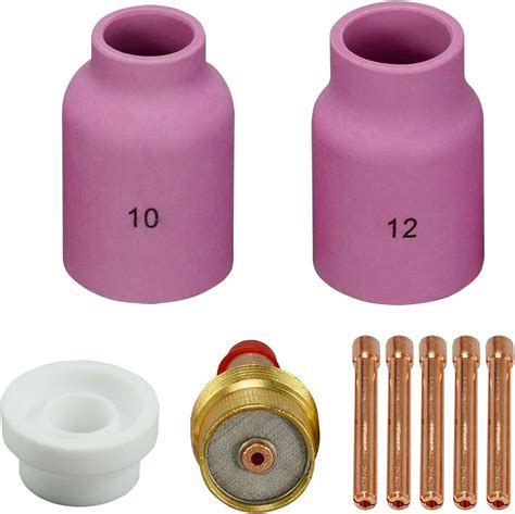 TIG Gas Lens Alumina Nozzle 57N75 57N74 53N87 53N88 53N89 Kit Fit QQ300