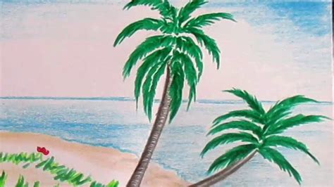 Https://tommynaija.com/draw/how To Draw A Beach Adn Palm Trees