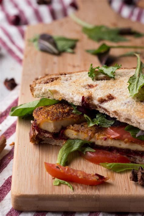 Your kids will call this easy 20 minute crispy fried tofu chicken. Crispy Pan Fried Tofu Sandwich with Chai Cranberry Sauce ...