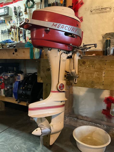 Rare 1956 Mercury Mark 25 Outboard Motor Powerboats And Motorboats