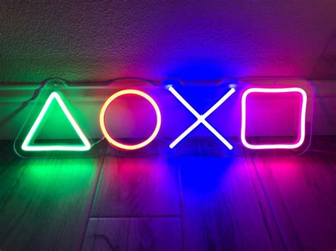 Playstation Led Neon Sign Etsy In 2021 Neon Signs Led