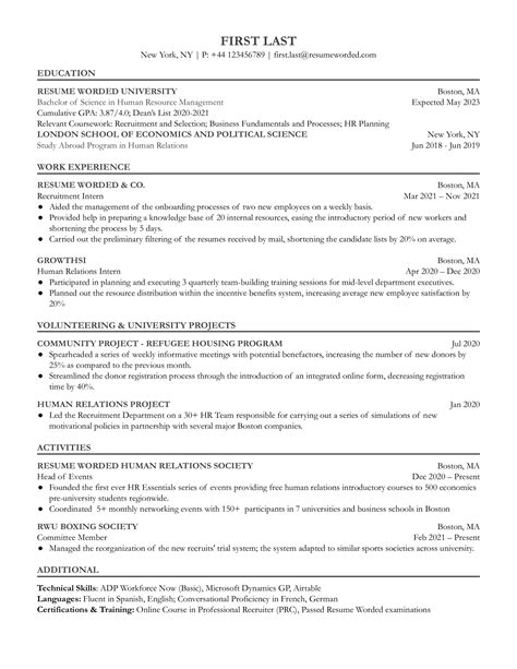 10 Best Resume Formats In 2023 W Examples And Guide A Visual Reference
