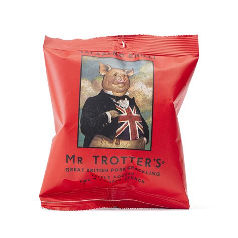 Buy Mr Trotterstriple Cooked Pork Crackling Jalapeno Chilli Box Made In Great Britain Home