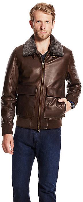 Vince Camuto Aviator Bomber Jacket Where To Buy And How To Wear