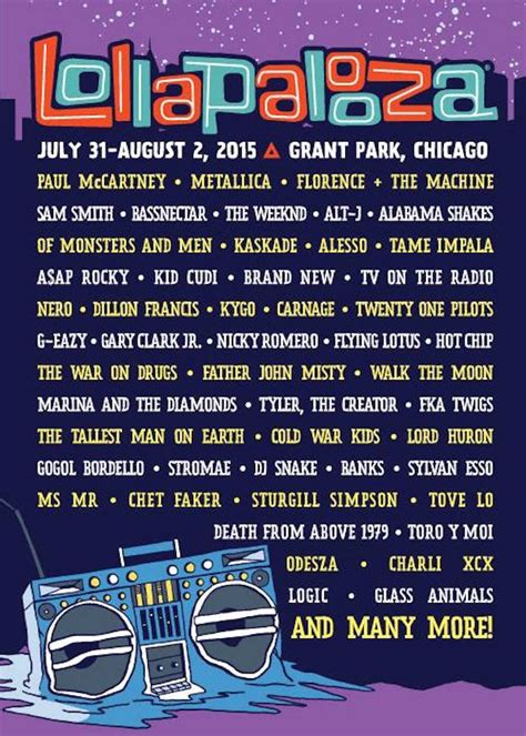 Lollapalooza takes place in grant park in downtown chicago, with entries typically set up at the intersection of ida b. Lollapalooza 2021 Chicago : Lollapalooza Paris 2021 ...
