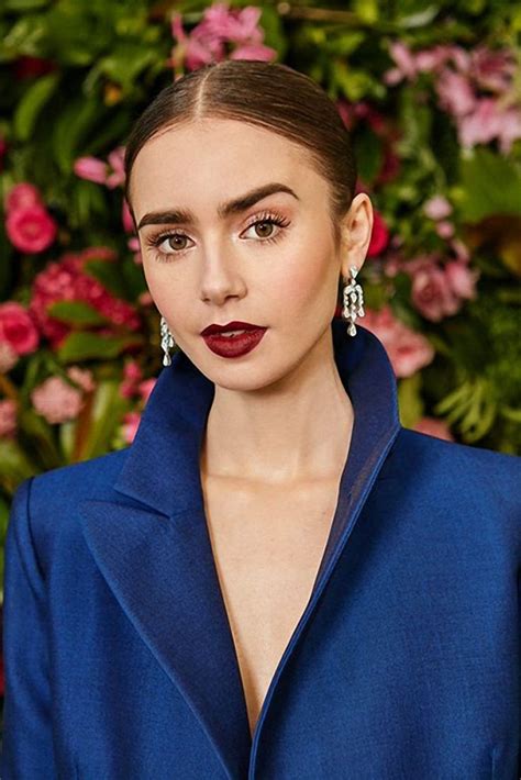 Pin By Bob Birt On Beauty Lily Collins Photoshoot Red Carpet Makeup