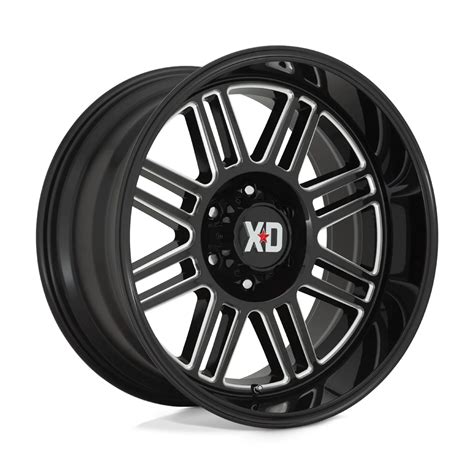 Xd Xd850 Cage 20x10 18 Gloss Black Milled Best Wheels Online