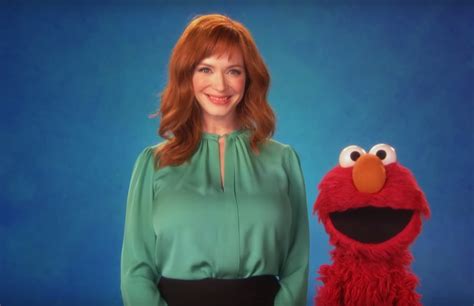 Christina Hendricks Is Mad About Technology In Her Sesame Street Appearance Christina