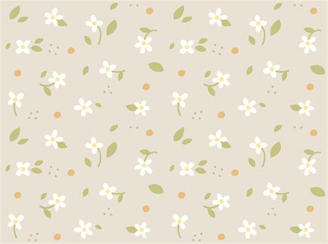 Cute Floral Pattern Background Simple Pattern Design Template 2176171
