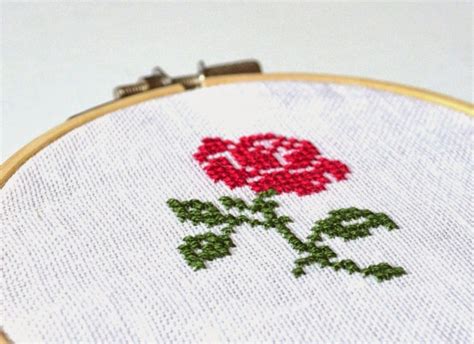 Easy Cross Stitch Roses Cross Stitch