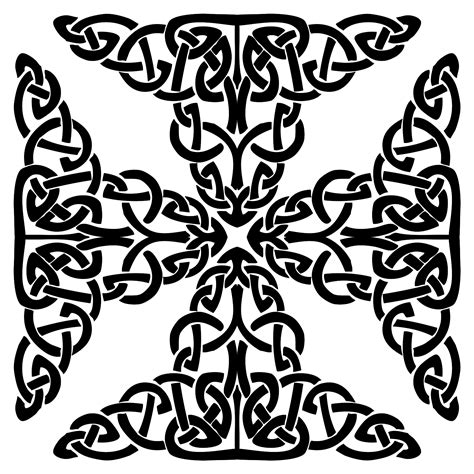 Salib Celtic Simpul Domain Publik Vektor