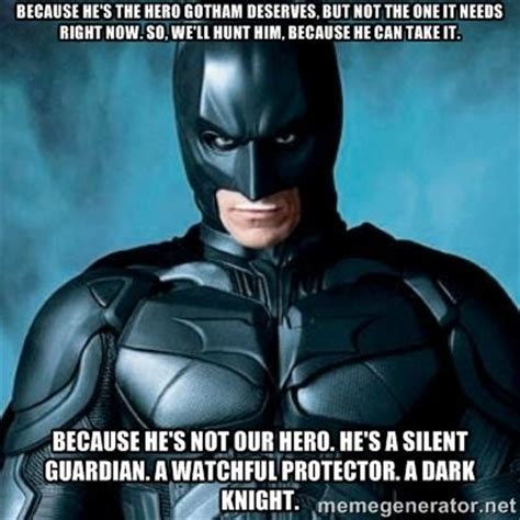 Because he's the hero gotham deserves, but not the one it needs right now. 17 Best images about Obvious Batman | Rotc, Start quotes and Divergent series