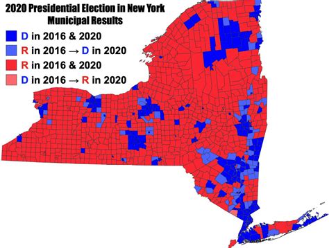 2020 Presidential Election In New York Municipal Results Rmapporn