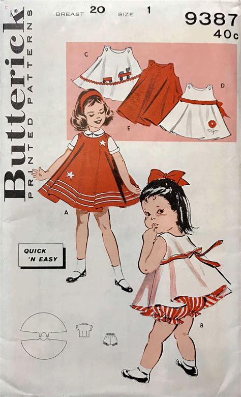 Butterick 9387 Vintage Sewing Patterns Fandom