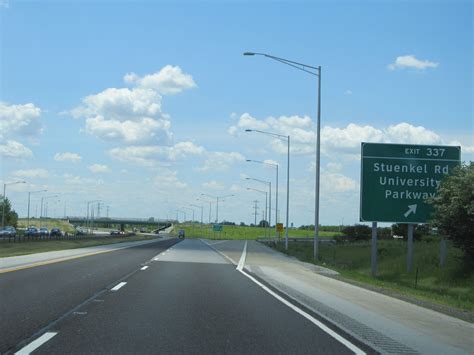 Illinois Interstate 57 Southbound Cross Country Roads