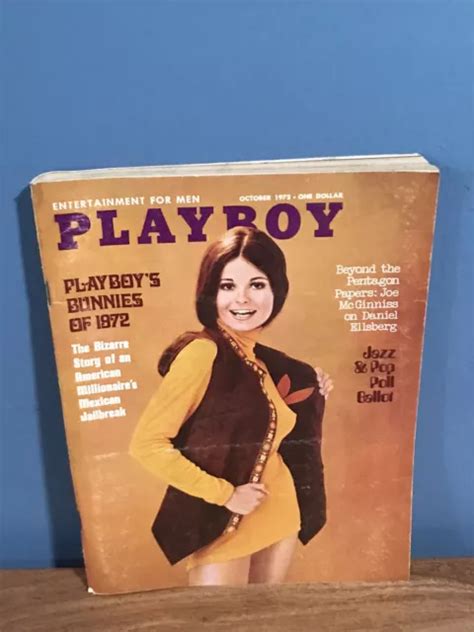 Playboy Magazine October 1972 Playmate Sharon Johansen Bunnies Of