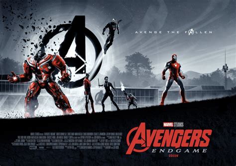 New Avengers Endgame Poster Art Created By Artist Matt Ferguson