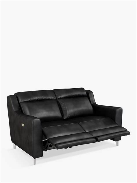 John Lewis And Partners Elevate Medium 2 Seater Power Recliner Leather