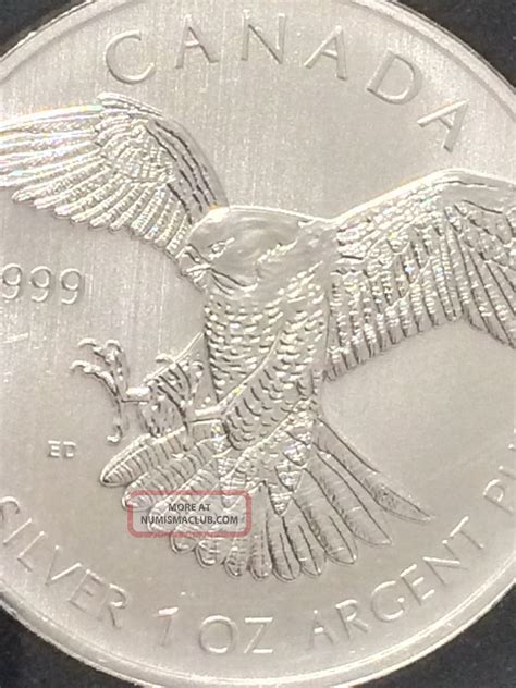 2014 Canada 1oz Silver Peregrine 999 Fine Silver Coin