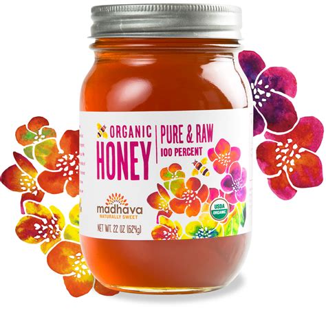 Organic Pure & Raw Honey | Madhava | Benefits of organic food, Organic sweetener, Organic raw honey