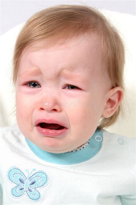 Baby Girl Crying Closeup Stock Photo Image Of Eyes Crying 2299986