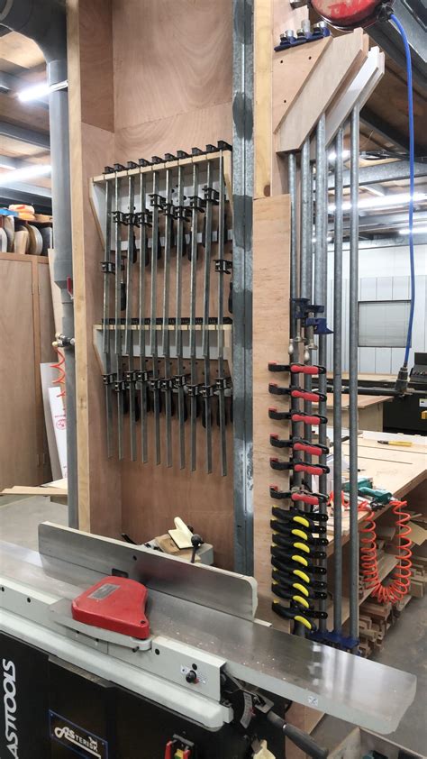 Finally Finished My Clamp Rack Feeling Neat Rwoodworking