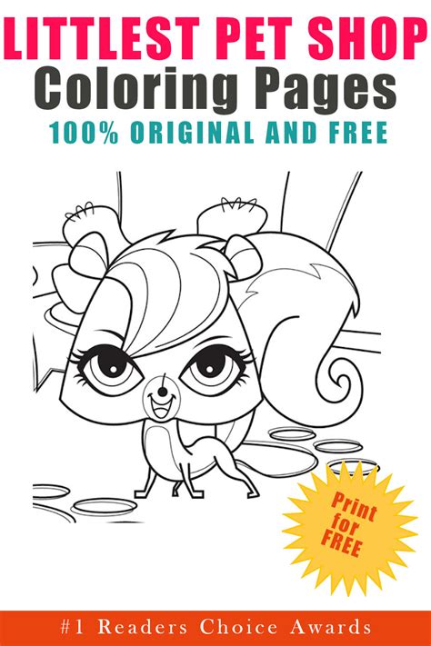Littlest Pet Shop Coloring Pages (Updated 2021)