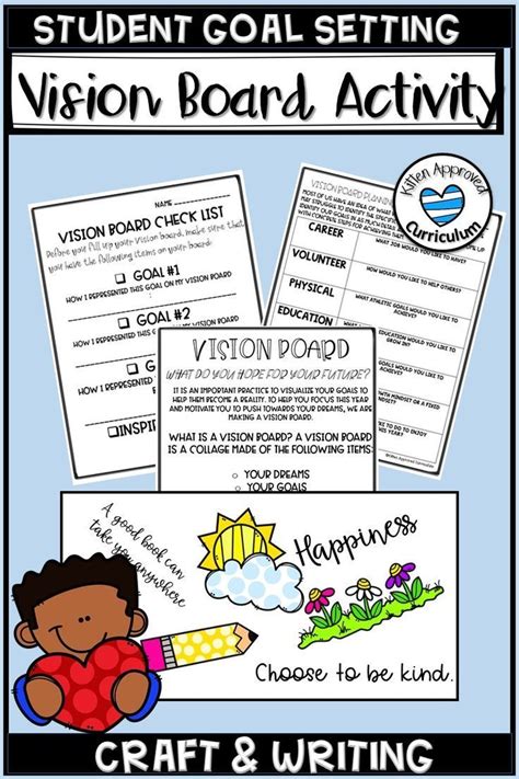 Teachers And Students Will Love This Student Vision Board Goal Setting