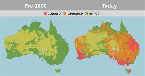 Map Of Australias Deforestation World Maps My XXX Hot Girl