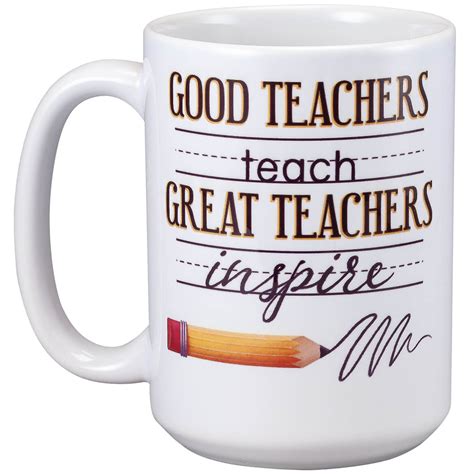 Teacher Appreciation Gift, 15 oz. Coffee Mug, Great Teachers - Walmart 