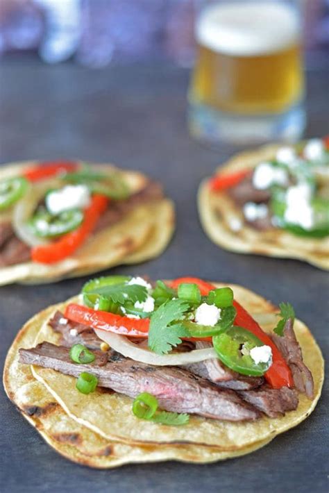 Grilled Flank Steak Tacos Foodie And Wine