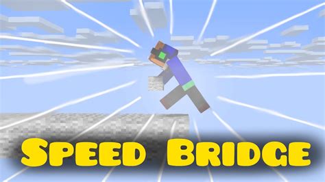 How To Speed Bridge In Minecraft Tutorial Youtube