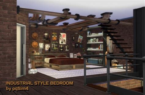 Great savings & free delivery / collection on many items. PQSims4: Industrial Style Bedroom • Sims 4 Downloads