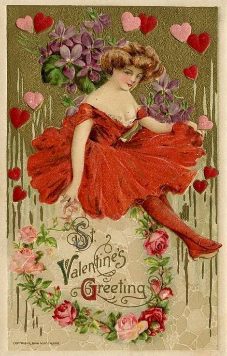 Vintageimages12 Victorian Valentines Valentines Greetings Vintage
