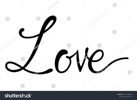 20489 Love In Cursive Images Stock Photos And Vectors Shutterstock