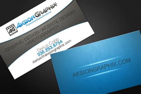 Aksion Graphix Business Card Design Graphic Design Company Photo