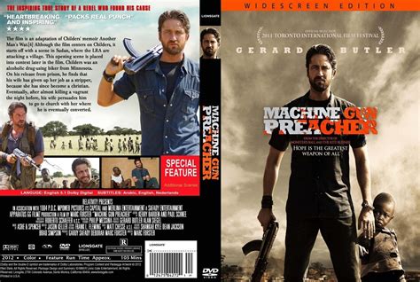 Джерард батлер, gerard butler, мишель монахэн и др. Machine Gun Preacher | Dvd Covers and Labels