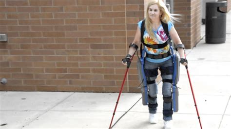 Paralyzed Patient Walking With Rewalk Youtube