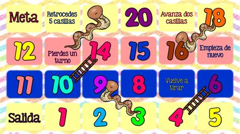 ¡hoy comparto contigo un libro de actividades de aprendizaje para preescolar! tablero de juego trabajmos los numeros serpientes y ...