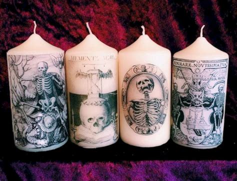 Gothic Candle Goth Home Decor Gothic Candles Gothic Home Decor