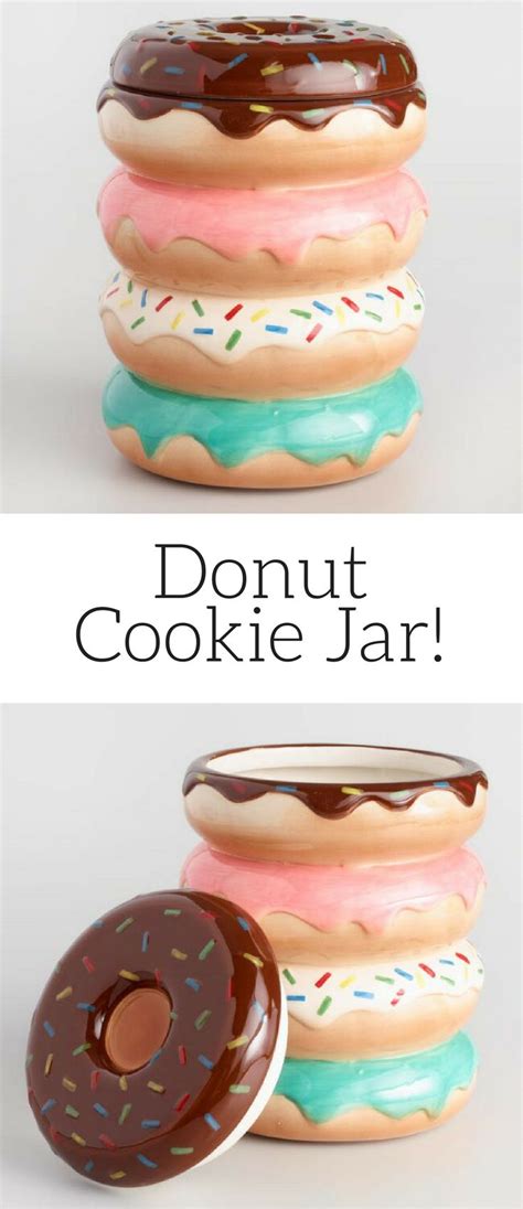 Ummm Any Donut Lover Needs This Cookie Jar Such A Fun T Idea