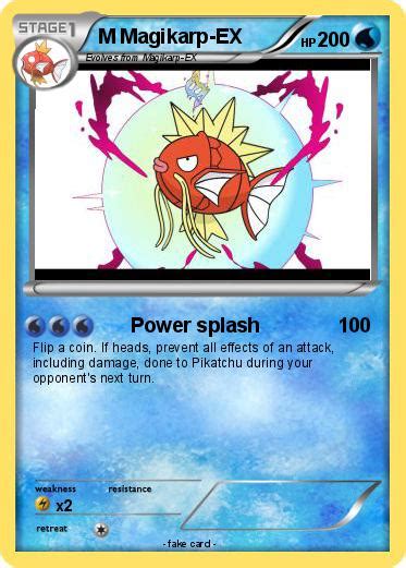 Pokémon M Magikarp Ex 8 8 Power Splash My Pokemon Card