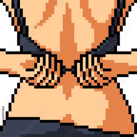 Vector Pixel Art Woman Sexy Stock Image And Royalty Free Vector Files